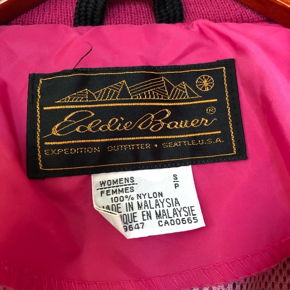 Vintage Eddie Bauer Nylon Windbreaker Jacket Small - Picture 4 of 7